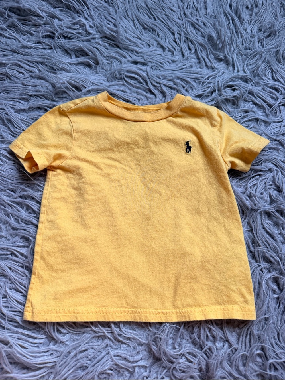 Ralph Lauren Yellow Short-Sleeve Kids Polo Logo Tee